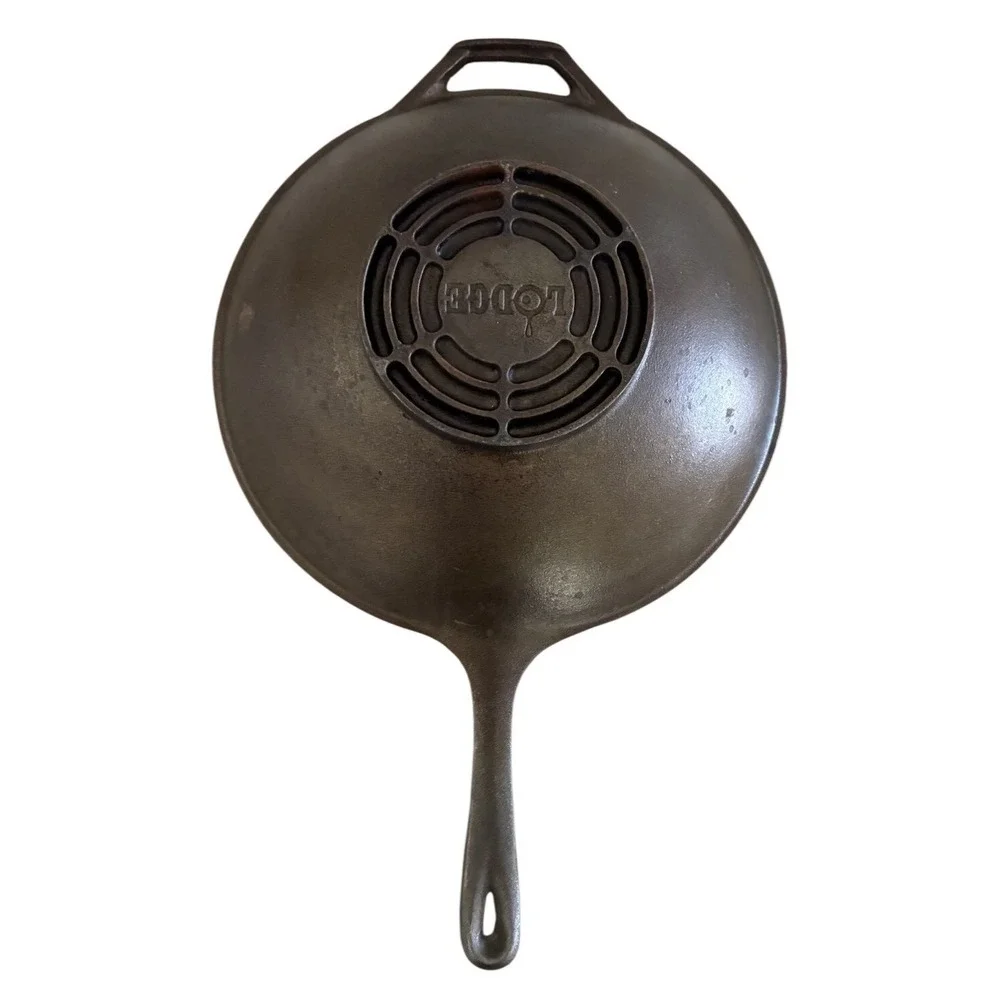 LODGE Cast Iron Wok 13in X 3.5
